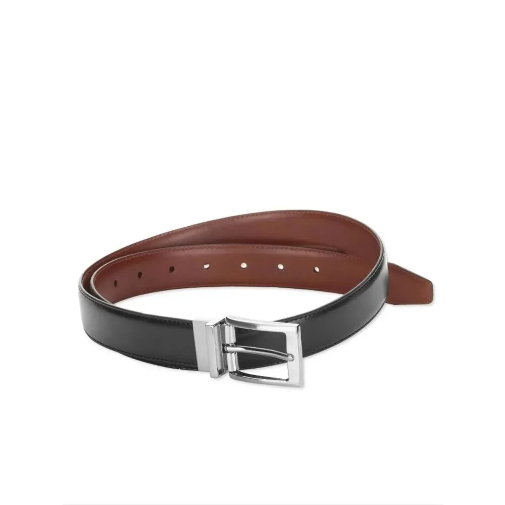 George Men's 34 Reversible Feather Edge Stitch Belt